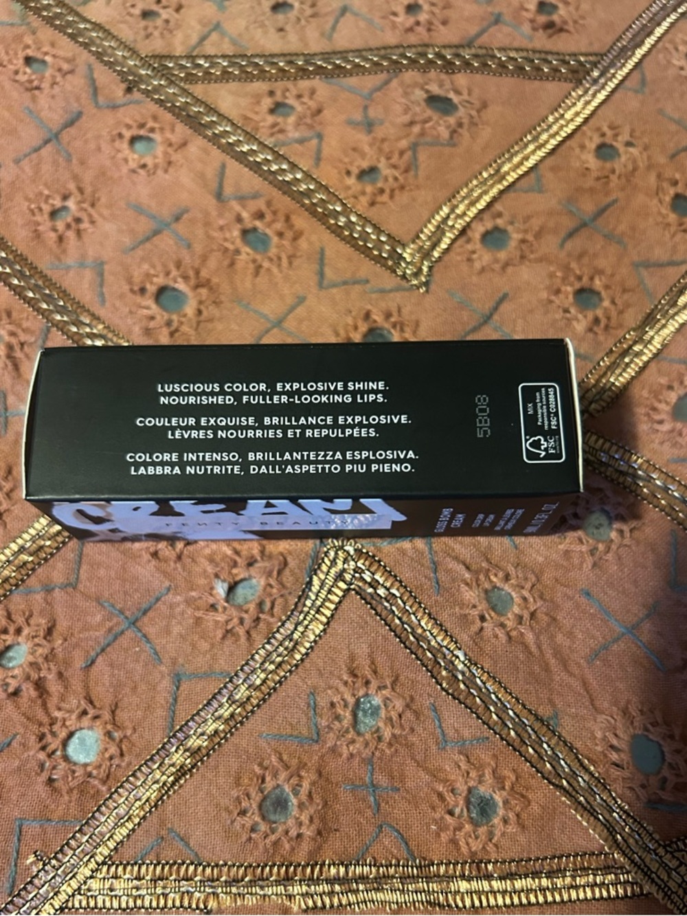 FENTY BEAUTY Gloss Bomb Cream Color Drip Lip Cream in Fenty Glow - Picture 4 of 7